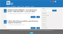 Desktop Screenshot of eticapubblica.it