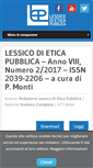 Mobile Screenshot of eticapubblica.it